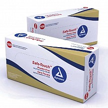 Safe-Touch Vinyl Powder Free Gloves, Medium, Latex-Free, 1000/case