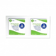 Sterile Alcohol Prep Pads, Large, 100/box