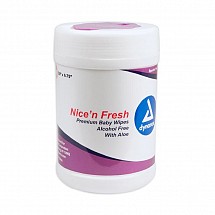 Nice\'n Fresh Premium Baby Wipes, 140/tub