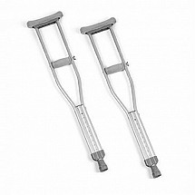 Aluminum Youth Crutches, 4 ft 6