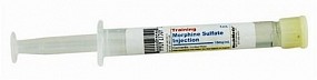 Morphine Sulfate Injection 10mg/mL, 1mL Syringe, Training Pre-filled Syringe, pack/5