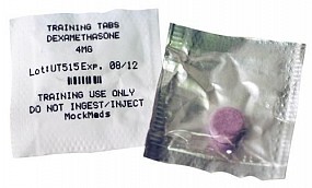 Dexamethasone 4mg, Training Unit Dose Tablets, 50/pack