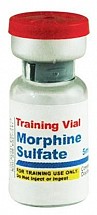 Morphine Sulfate Injection 5mg/mL, Training Vial, 1/each