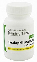 Enalapril Maleate 2.5mg, Training  Tablets, 100/bottle, 1/each
