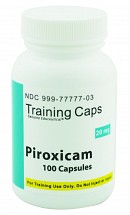 Piroxicam 20mg, Training Capsules, 100/bottle, 1/each