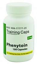 Phenytoin 30mg, Training  Capsules, 100/bottle, 1/each