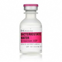 Bacteriostatic Water for Injection, 30ml, Rx ONLY, 25/each
