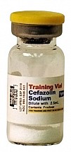 Training Vial, Cefazolin Sodium 1gm (10mL Vial), 25/Each