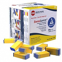 Pressure Activated Safety Lancets, 26g, 100/each