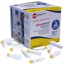 Button Activated Safety Lancets, 26g, 100/each