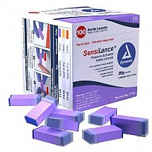 Pressure Activated Safety Lancets, 28g, 100/each