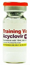 Acyclovir 500mg, Training Vials, 25/Each