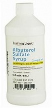 Albuterol Solution 2mg/5mL, 473mL, Training Liquids, 1/each