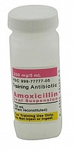 Training Suspension, Amoxicillin, 150mL, 6/Each