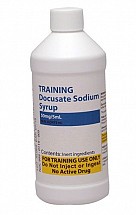 Docusate Sodium Syrup, 50mg/5mL, 473mL, Training Liquid, 1/each